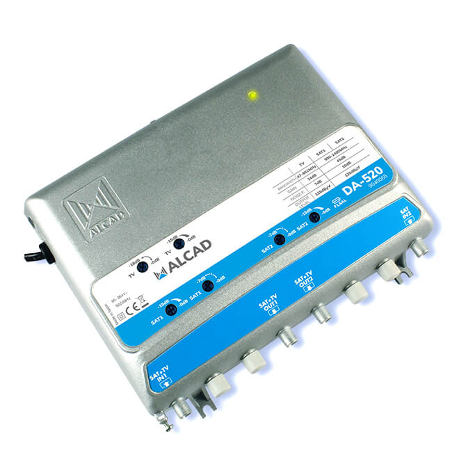 DISTRIBUTION AMPLIFIER DOUBLE TV/SAT – DA-520