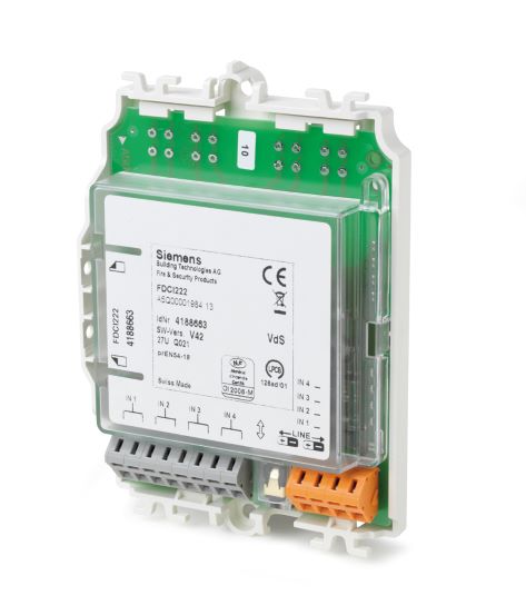 SIEMENS FDCI222 Cerberus-Pro Giriş Modülü (4 Giriş) SIEMENS FDCI222 Cerberus-Pro Giriş Modülü (4 Giriş)