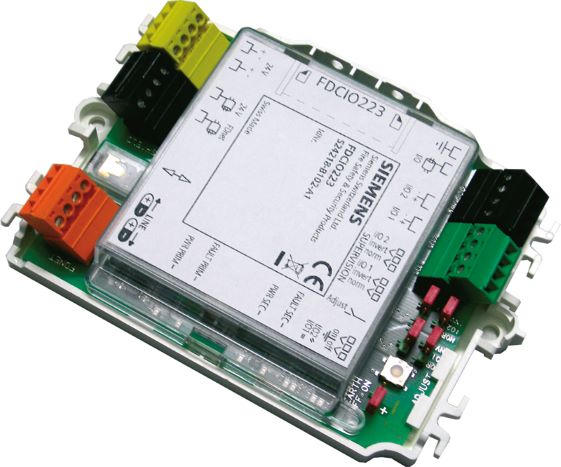 SIEMENS FDCIO223 Cerberus-Pro Input Module (Conventional Detector, Sounder, Flasher Connection)