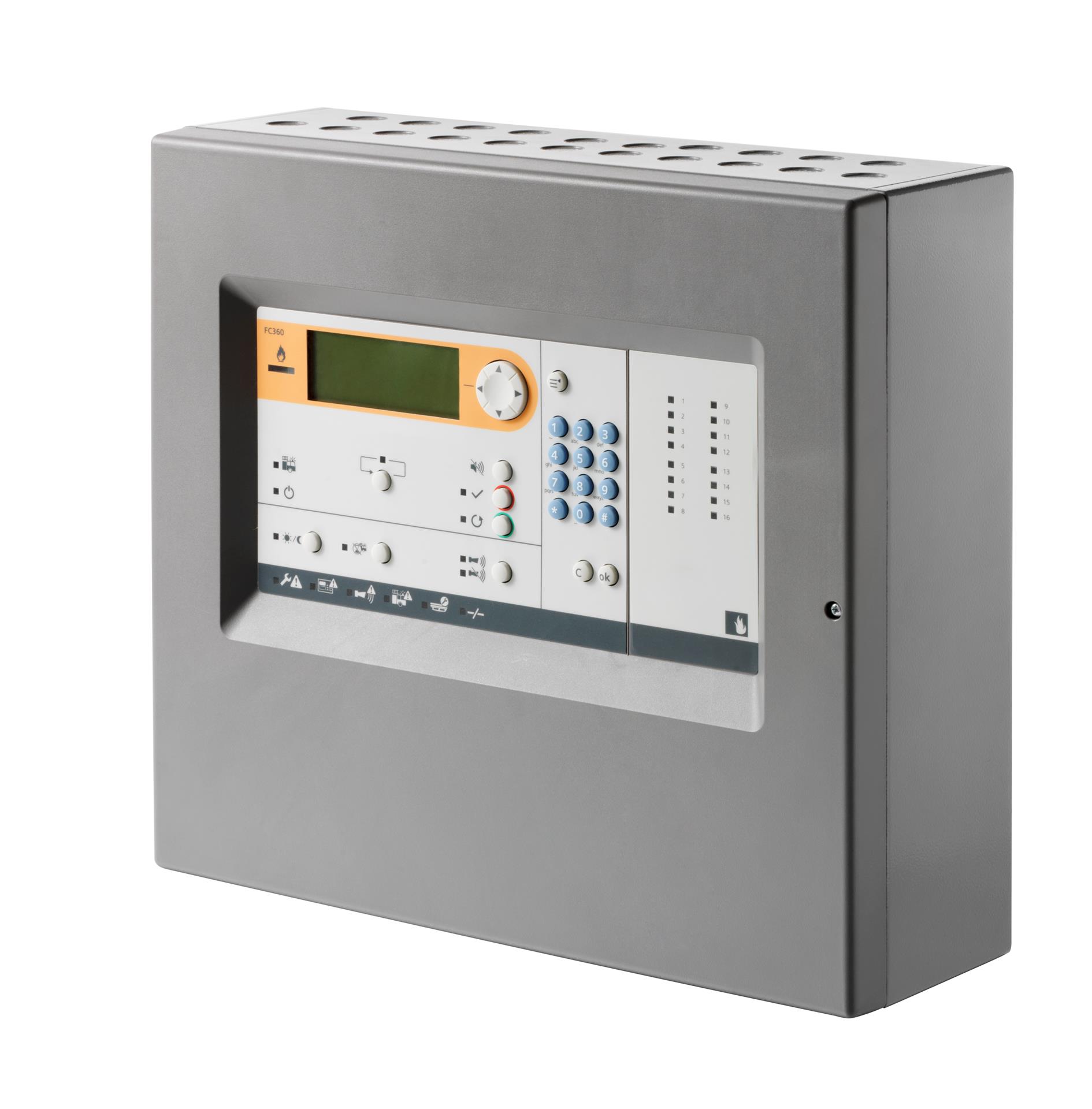 SIEMENS FC361-YA Cerberus FIT Interactive Fire Detection and Alarm Control Panel – Comfort Case and LED Indicator (1 loop, 126 addresses)