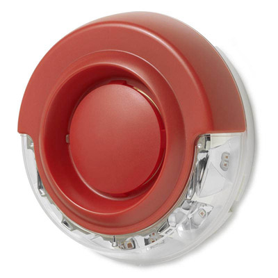 SIEMENS FDS227-RW Beyaz LED’li Kırmızı Muhafaza İçinde Sesli Uyarı Sinyali