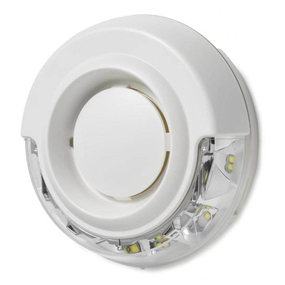 SIEMENS FDS227-WW Addressable Announcement Siren Flasher (White – White)