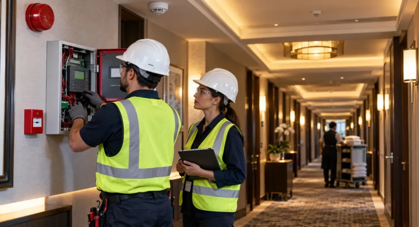 Otellerde Yangın Alarm Sistemi Yenileme ve Tadilat (Retrofit) Çözümleri Otellerde Yangın Alarm Sistemi Yenileme ve Tadilat (Retrofit) Çözümleri